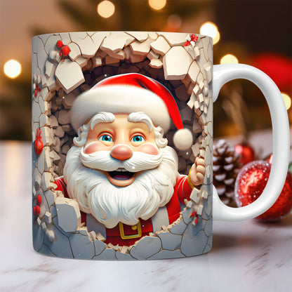 Ceramic Santa Mug