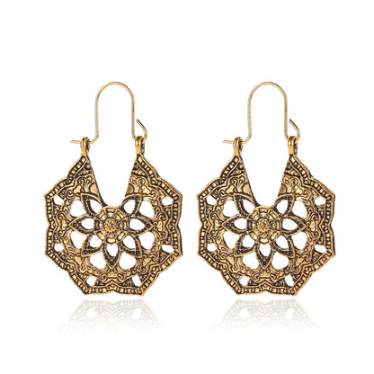 Bohemian cutout earrings