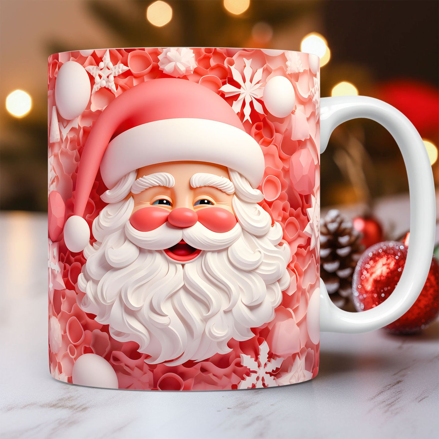 Ceramic Santa Mug