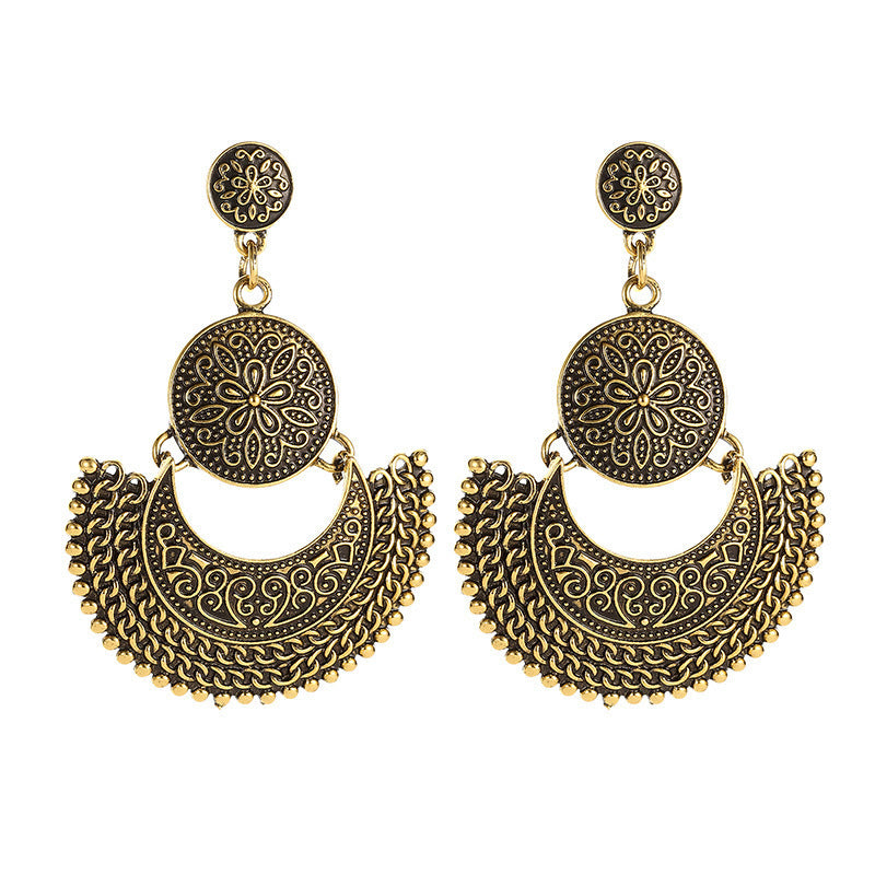 Bohemian cutout earrings