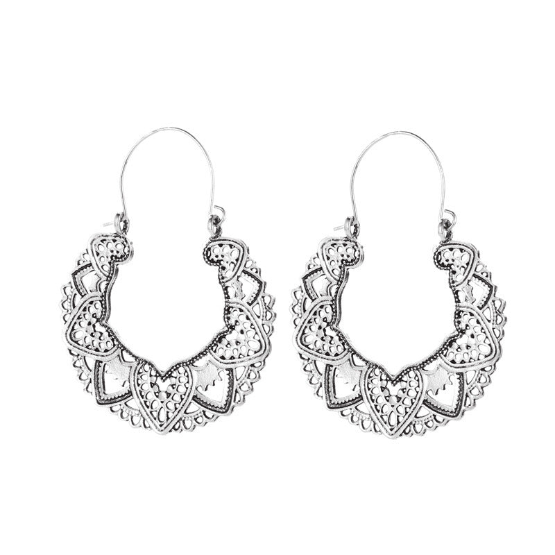 Bohemian cutout earrings