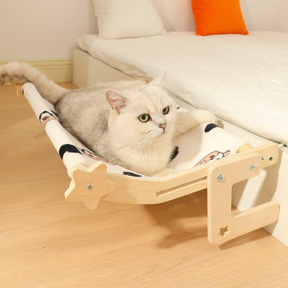 Cozy hammock for cats