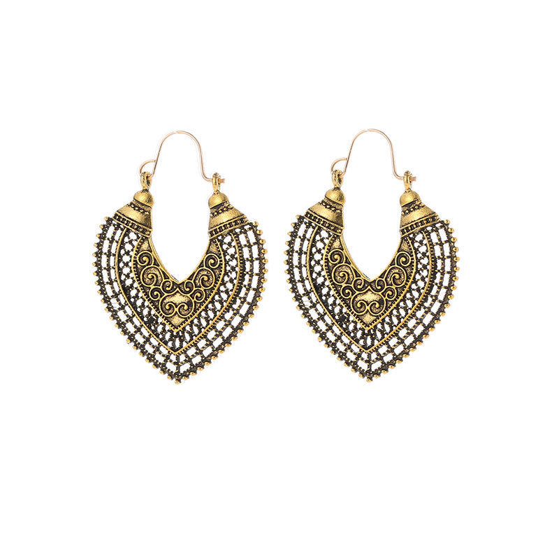 Bohemian cutout earrings