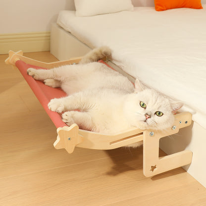 Cozy hammock for cats