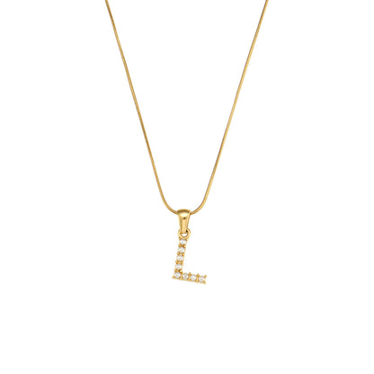 Initials necklace