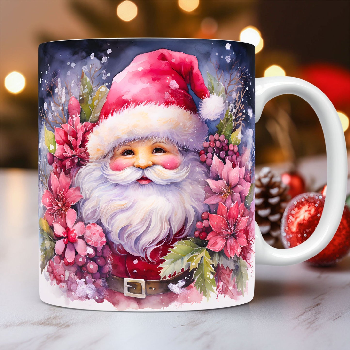 Ceramic Santa Mug