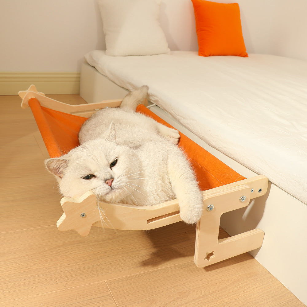 Cozy hammock for cats