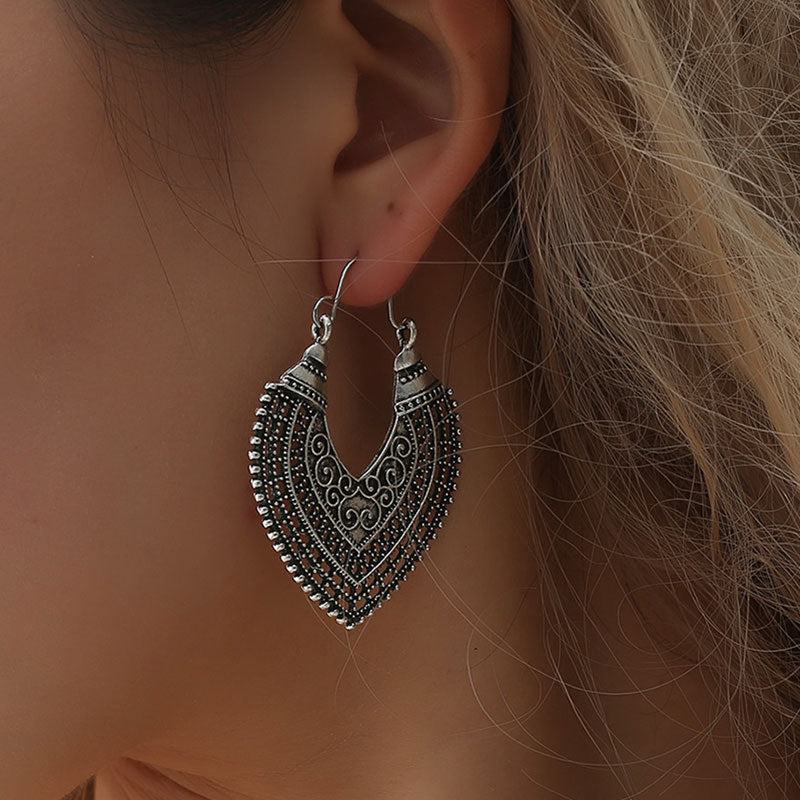 Bohemian cutout earrings