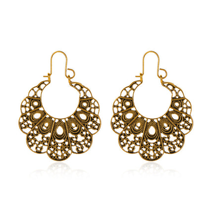 Bohemian cutout earrings