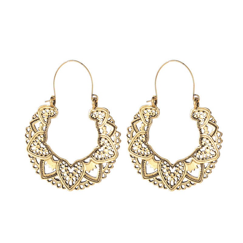 Bohemian cutout earrings