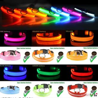 Luminous dog collar (LED)