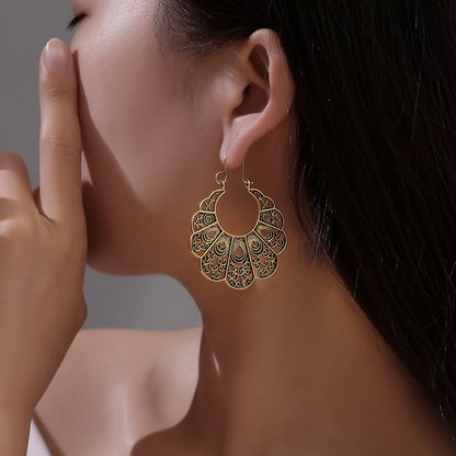 Bohemian cutout earrings