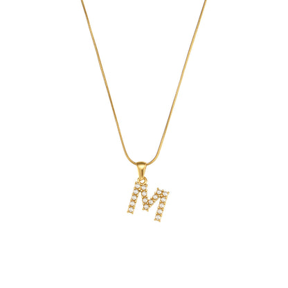 Initials necklace