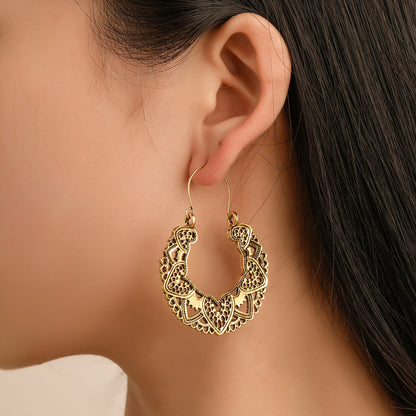 Bohemian cutout earrings