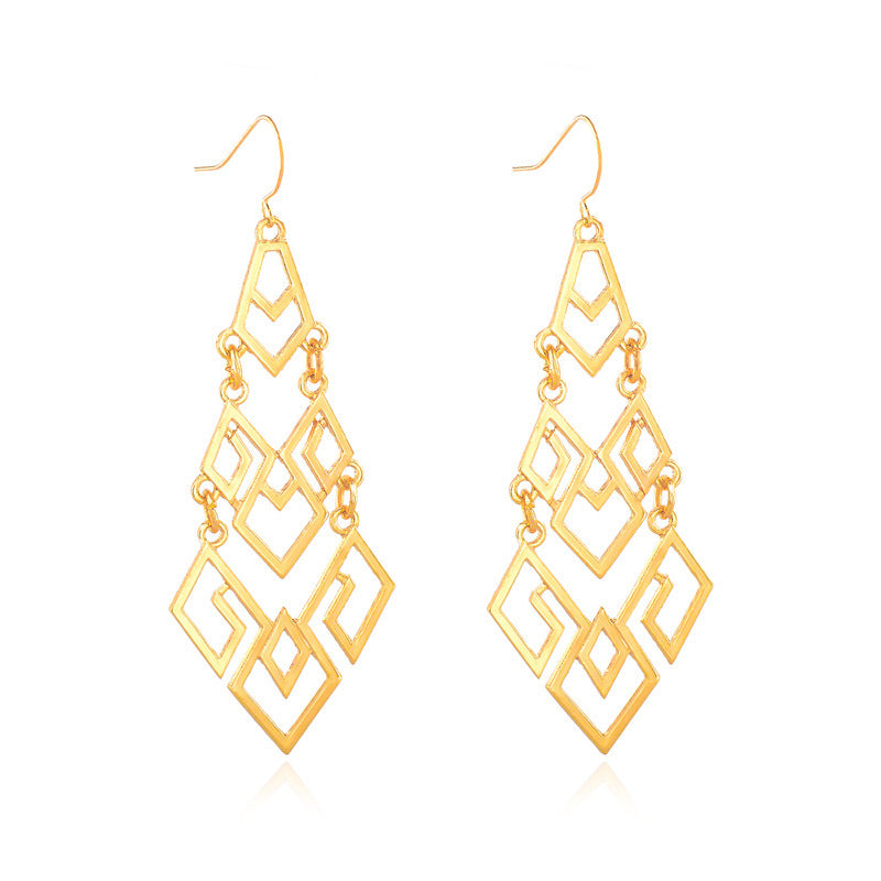 Bohemian cutout earrings