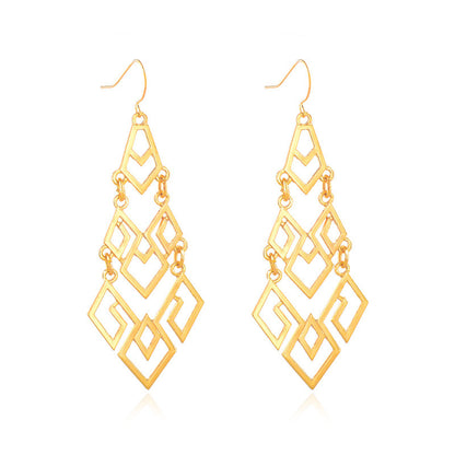 Bohemian cutout earrings