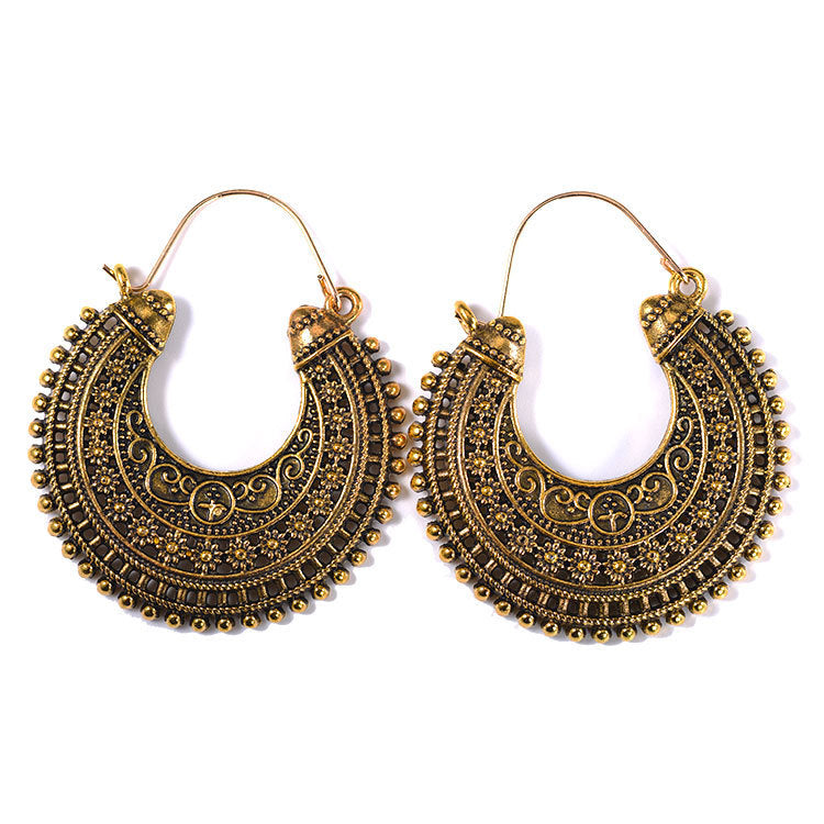 Bohemian cutout earrings