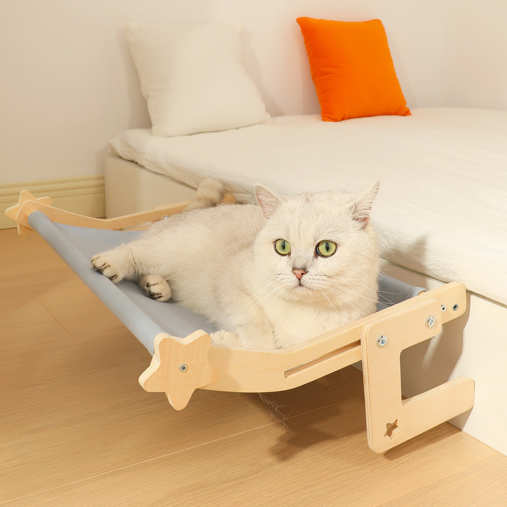 Cozy hammock for cats