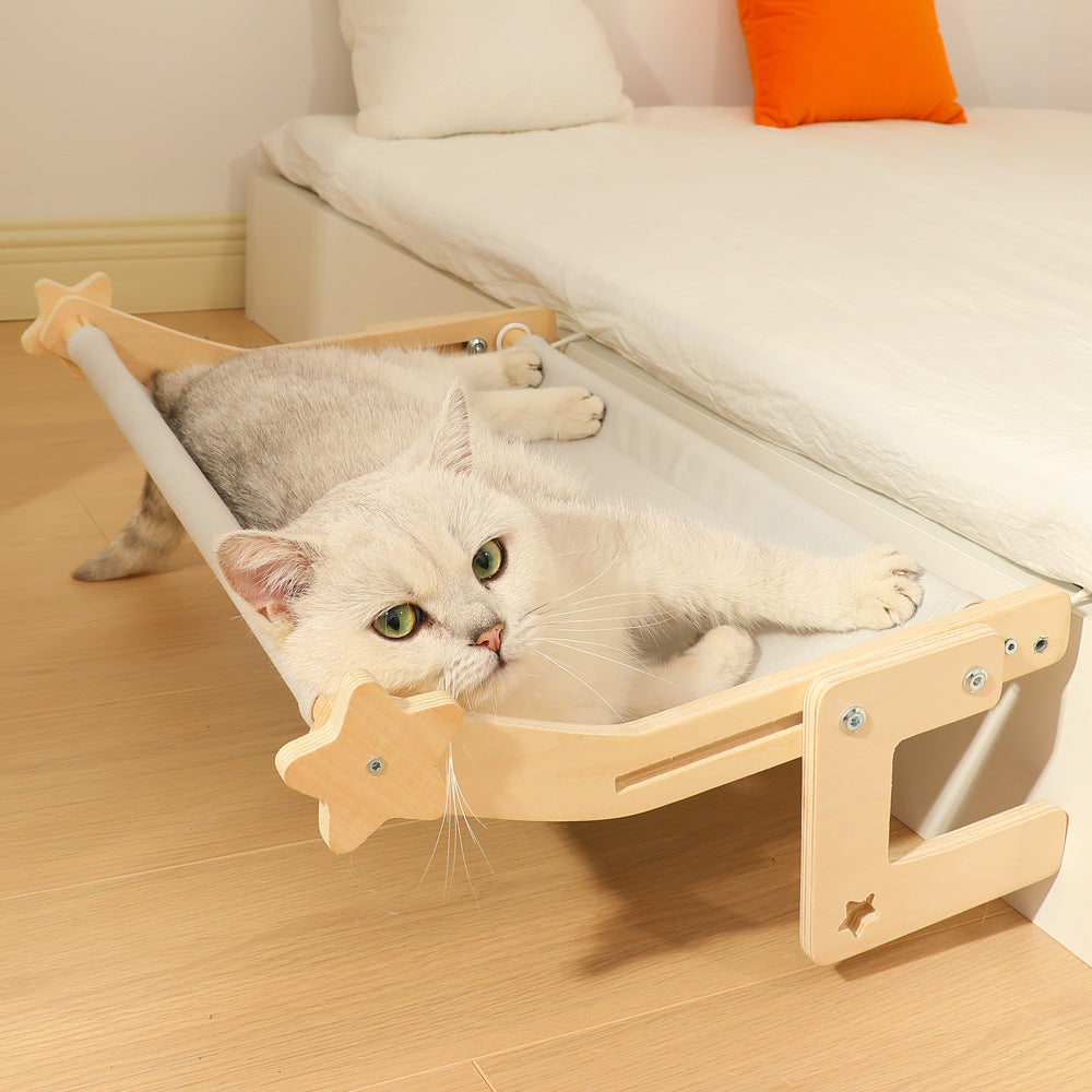 Cozy hammock for cats