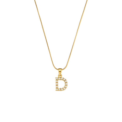 Initials necklace